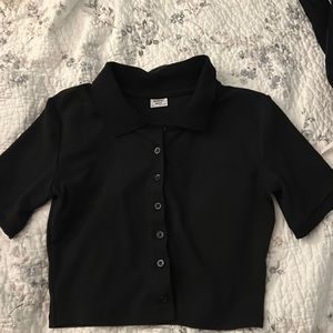 Aritzia Sunday Best Black Audio Top XS